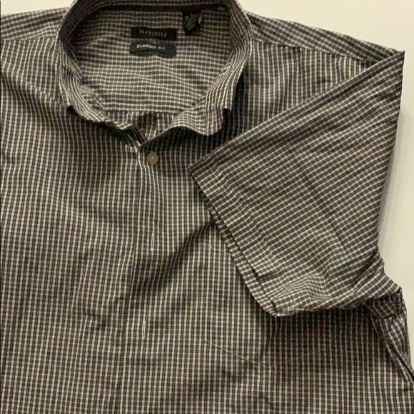 Van Heusen short sleeve classic fit 16-16 1/2 L - Picture 2 of 4